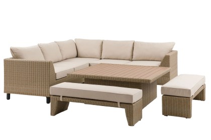 Gallery Direct Salcombe Outdoor Garden Lounge Set Gallery Direct Salcombe Outdoor Garden Lounge Set