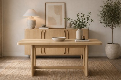 Cara Oak Extending Dining Table Cara Oak Extending Dining Table