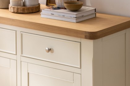 Burford Painted Oak Narrow Sideboard Burford Painted Oak Narrow Sideboard