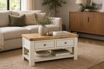 Burford Painted Oak Coffee Table Burford Painted Oak Coffee Table