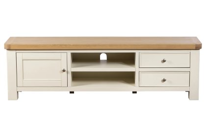 Burford Painted Oak Large TV Unit Burford Painted Oak Large TV Unit