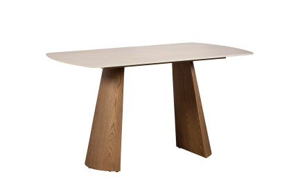 Lusso Ash 135cm Dining Table with Sintered Stone Top Lusso Ash 135cm Dining Table with Sintered Stone Top