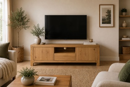 Wyatt Reclaimed Oak TV Unit Wyatt Reclaimed Oak TV Unit