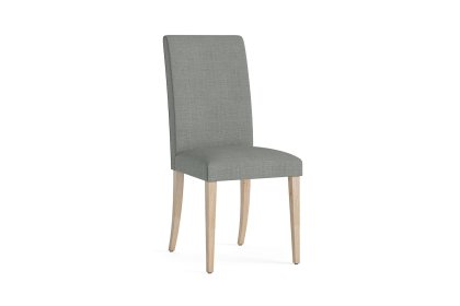 Clara Fabric Dining Chair in Grey (Pair) Clara Fabric Dining Chair in Grey (Pair)