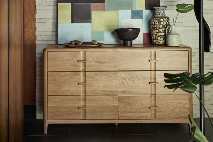 G Plan Maddison Oak 6 Drawer Wide Chest of Drawers G Plan Maddison Oak 6 Drawer Wide Chest of Drawers