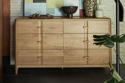 G Plan Maddison Oak 6 Drawer Wide Chest of Drawers G Plan Maddison Oak 6 Drawer Wide Chest of Drawers