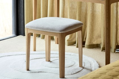 G Plan Maddison Oak Upholstered Stool G Plan Maddison Oak Upholstered Stool
