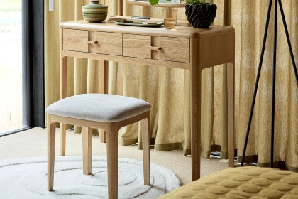 G Plan Maddison Oak Upholstered Stool G Plan Maddison Oak Upholstered Stool