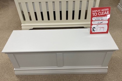 Ex-Display St Austell - Burgundy Painted Blanket Box Ex-Display St Austell - Burgundy Painted Blanket Box