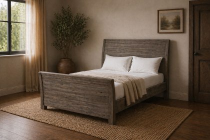Tuscan Springs Reclaimed Wood Bedframe Tuscan Springs Reclaimed Wood Bedframe