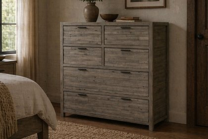 Tuscan Springs Reclaimed Wood 6 Drawer Chest of Drawers Tuscan Springs Reclaimed Wood 6 Drawer Chest of Drawers