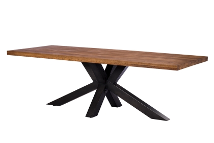 Soho Solid Oak 240cm Holburn Star Base Dining Table Soho Solid Oak 240cm Holburn Star Base Dining Table