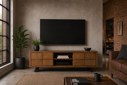 Soho Solid Oak Camden TV Unit Soho Solid Oak Camden TV Unit