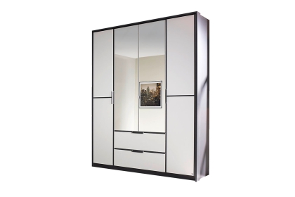 Rauch Essensa 4 Door 2 Mirrored 2 Drawer Wardrobe Rauch Essensa 4 Door 2 Mirrored 2 Drawer Wardrobe