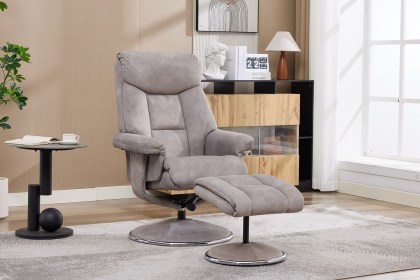 GFA Biarritz Swivel Recliner Chair and Stool GFA Biarritz Swivel Recliner Chair and Stool