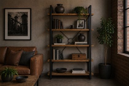 Nixon Reclaimed Wood Tall Bookcase Nixon Reclaimed Wood Tall Bookcase