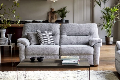 G Plan Seattle Fabric 2.5 Seater Sofa With Wood Feet G Plan Seattle Fabric 2.5 Seater Sofa With Wood Feet