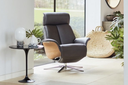 luxury leather swivel chairs