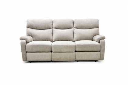 Monet 3 Seater Manual Recliner Sofa in Mink Fabric - STOCK Monet 3 Seater Manual Recliner Sofa in Mink Fabric - STOCK