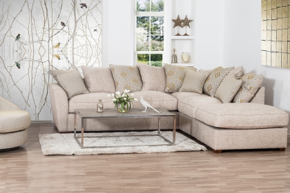 Atlantia Corner Chaise Sofa With Scatter Back Atlantia Corner Chaise Sofa With Scatter Back