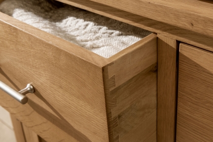 Chester Oak 1 Drawer Console Table 50cm Wide Chester Oak 1 Drawer Console Table 50cm Wide