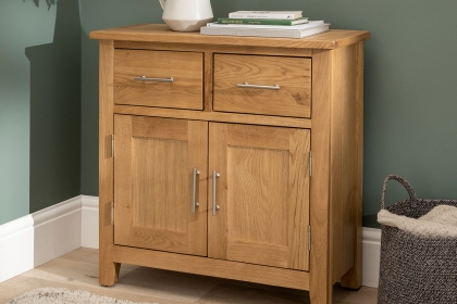Chester Oak Mini Sideboard 75cm Wide Chester Oak Mini Sideboard 75cm Wide