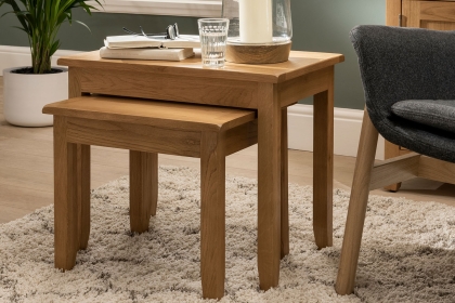 Chester Oak Nest Of Tables Chester Oak Nest Of Tables