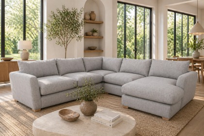 Metz 5 Seater Sectional Corner Chaise Sofa Metz 5 Seater Sectional Corner Chaise Sofa