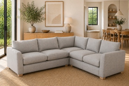 Metz 5 Seater L Shaped Sectional Corner Sofa Metz 5 Seater L Shaped Sectional Corner Sofa