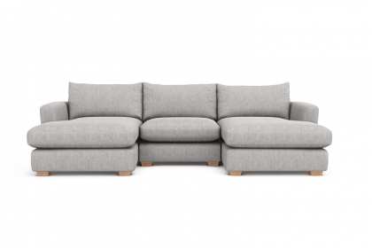 Metz 3 Seater U Shaped Sectional Chaise Corner Sofa Metz 3 Seater U Shaped Sectional Chaise Corner Sofa
