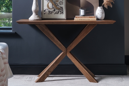 Hudson Solid Oak Console Table Hudson Solid Oak Console Table