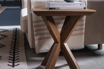 Hudson Solid Oak Lamp Table Hudson Solid Oak Lamp Table