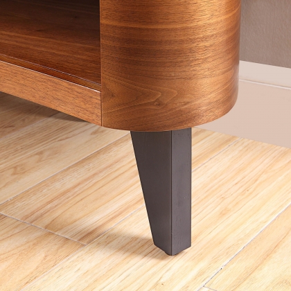 San Francisco Curved TV Stand - Walnut San Francisco Curved TV Stand - Walnut