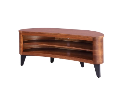 San Francisco Curved TV Stand - Walnut San Francisco Curved TV Stand - Walnut