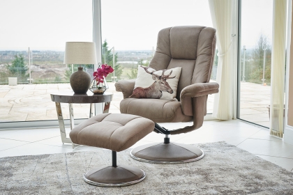 Copel swivel store lounge chair