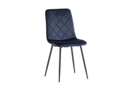 Indy Velvet Dining Chair in Deep Blue Indy Velvet Dining Chair in Deep Blue