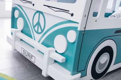 Campervan Surf Bunk Bed with Peace Symbol Campervan Surf Bunk Bed with Peace Symbol