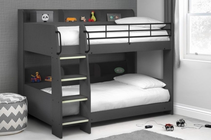 Domain Childrens Bunk Bed with Glow in Dark Ladder Domain Childrens Bunk Bed with Glow in Dark Ladder