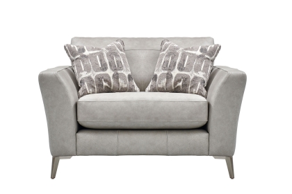 Falmouth Leather Hide Cuddler Sofa Falmouth Leather Hide Cuddler Sofa