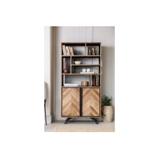 Camden Reclaimed Teak Wood Bookcase Camden Reclaimed Teak Wood Bookcase