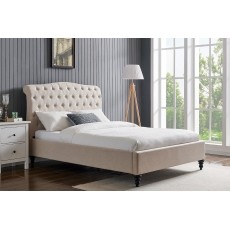 Rosalie Fabric Bed Frame in Natural Rosalie Fabric Bed Frame in Natural
