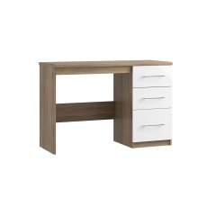 Calgary High-Gloss Single Pedestal Dressing Table Calgary High-Gloss Single Pedestal Dressing Table