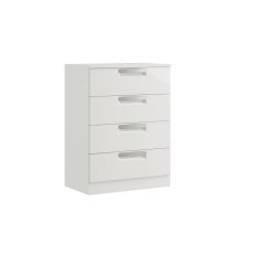 Milly High-Gloss 4 Drawer Midi Chest of Drawers Milly High-Gloss 4 Drawer Midi Chest of Drawers