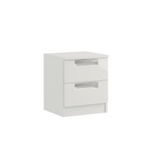 Milly High-Gloss 2 Drawer Bedside Table Milly High-Gloss 2 Drawer Bedside Table