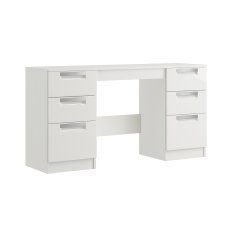 Milly High-Gloss Double Pedestal Dressing Table Milly High-Gloss Double Pedestal Dressing Table