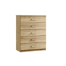 Malena 5 Drawer Chest of Drawers Malena 5 Drawer Chest of Drawers