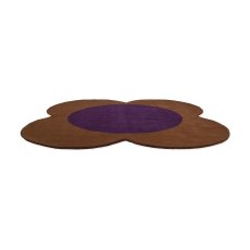Orla Kiely Flower Spot Chestnut/Violet Rug Orla Kiely Flower Spot Chestnut/Violet Rug