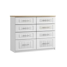 Panorama 8 Drawer Twin Chest of Drawers Panorama 8 Drawer Twin Chest of Drawers