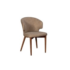 Rowan Curved Back Dining Chair with Walnut Legs (Pair) Rowan Curved Back Dining Chair with Walnut Legs (Pair)