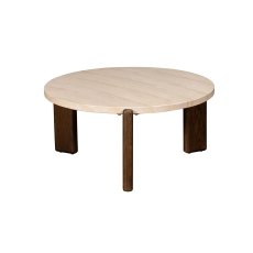 Ida Large Nesting Coffee Table with Travertine Stone Top Ida Large Nesting Coffee Table with Travertine Stone Top